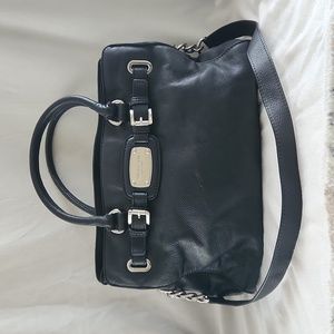 Michael Kors Satchel Shoulder Bag w/Silver Accents